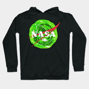 Nasa Ufo Rick and Morty Hoodie